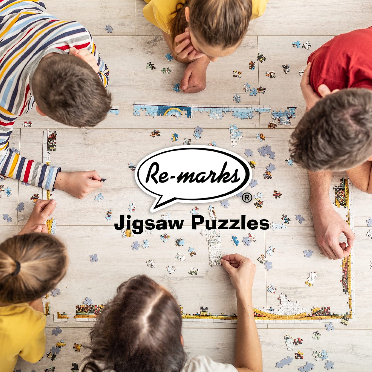 Re-Marks British Classics 1000-Piece Jigsaw Puzzle – Family Literary Edition