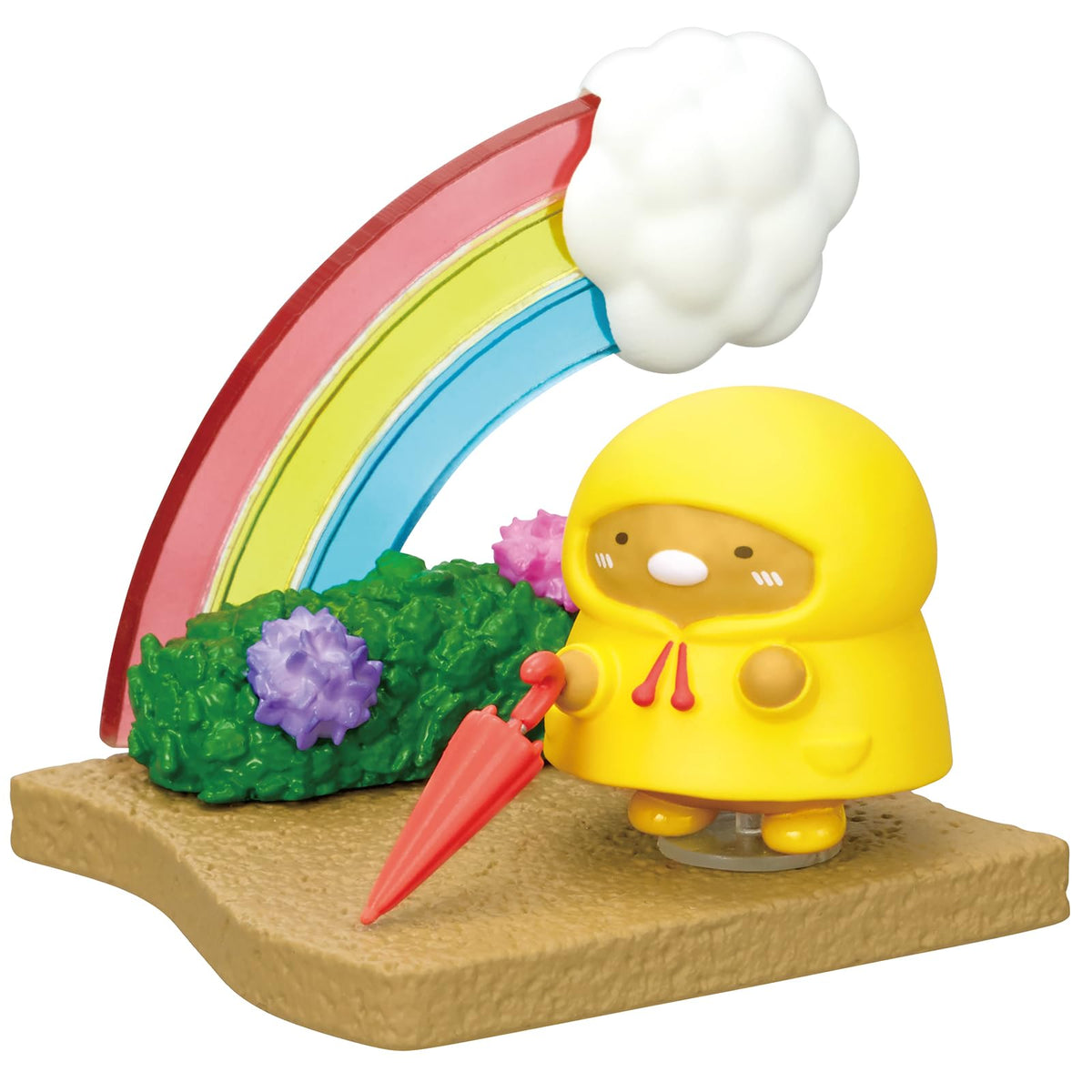 Re-Ment Sumikko Gurashi Walking on a Rainy Day Blind Box – 1 of 8 Collectible Mini Figurines