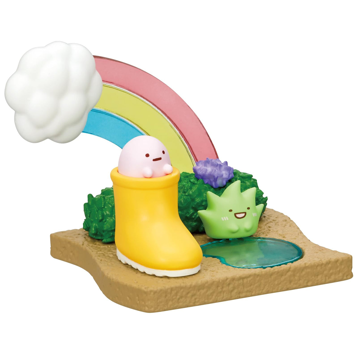 Re-Ment Sumikko Gurashi Walking on a Rainy Day Blind Box – 1 of 8 Collectible Mini Figurines