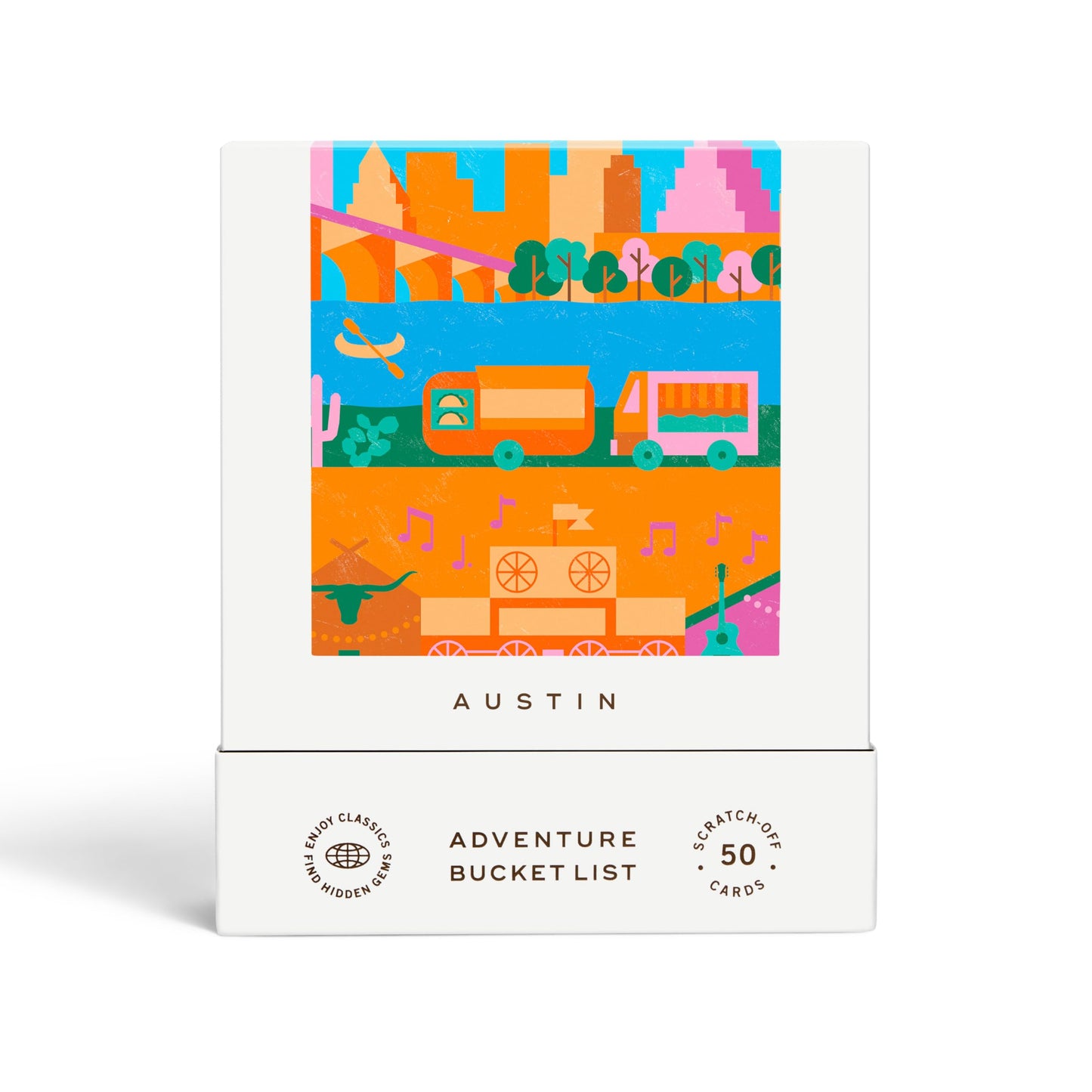 Reach International Outfitters Austin Adventure Bucket List – 50 Scratch-Off Cards