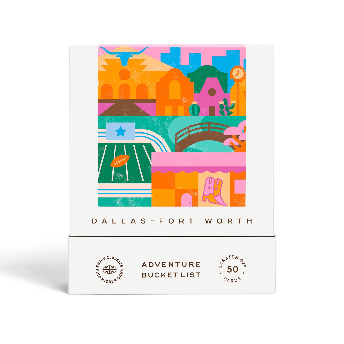 Dallas Fort Worth Adventure Bucket List – 50 Scratch-Off Cards by Reach International Outfitters