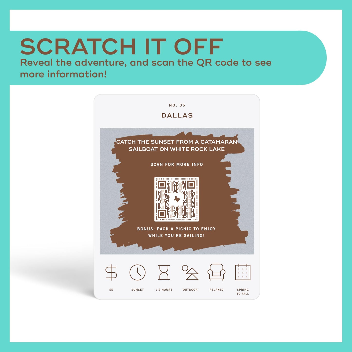 Dallas Fort Worth Adventure Bucket List – 50 Scratch-Off Cards by Reach International Outfitters