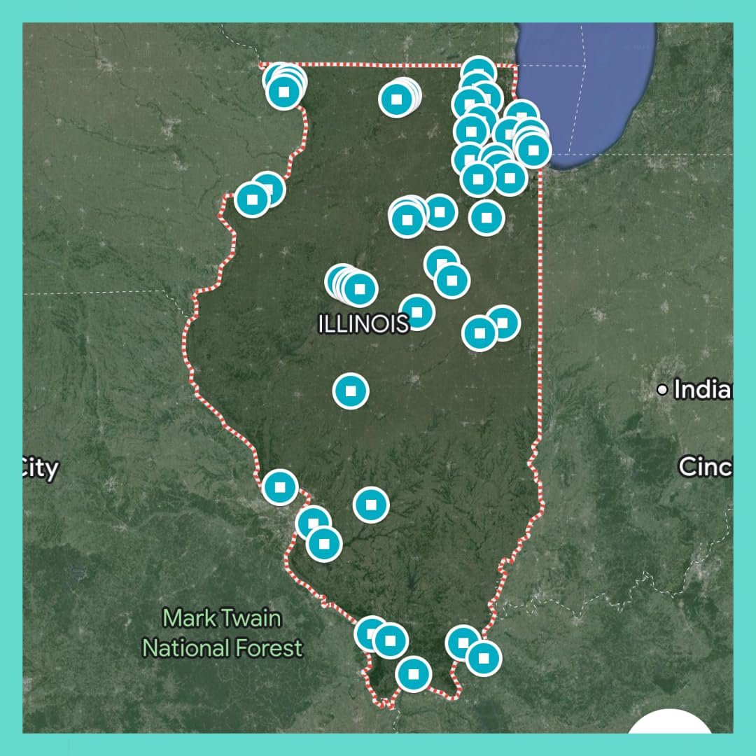 Reach International Outfitters: Illinois Adventure Bucket List – 50 Scratch-Off Cards for Outdoor and Road Trips