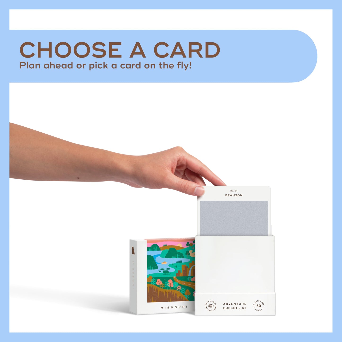 Missouri Adventure Bucket List – 50 Scratch-Off Cards by Reach International Outfitters
