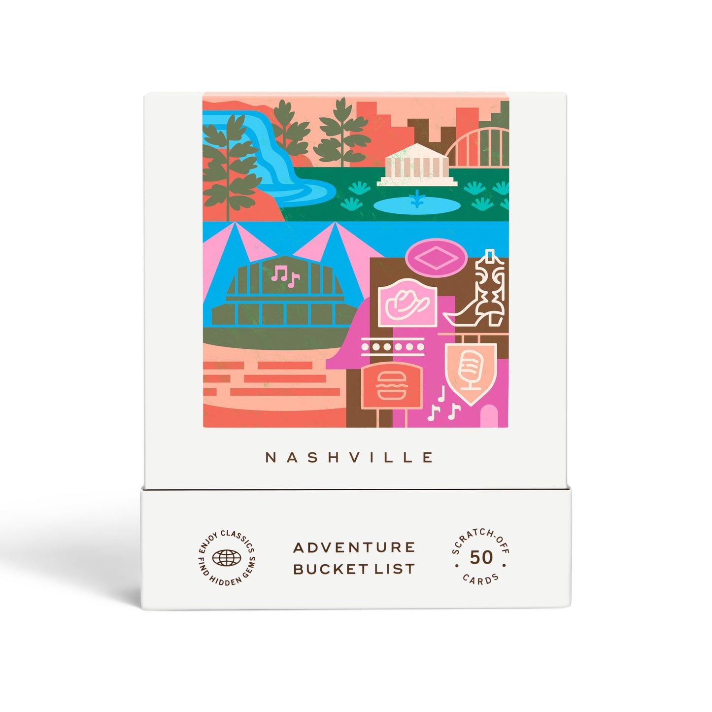 Nashville Adventure Bucket List – 50 Scratch-Off Cards | Reach International Outfitters