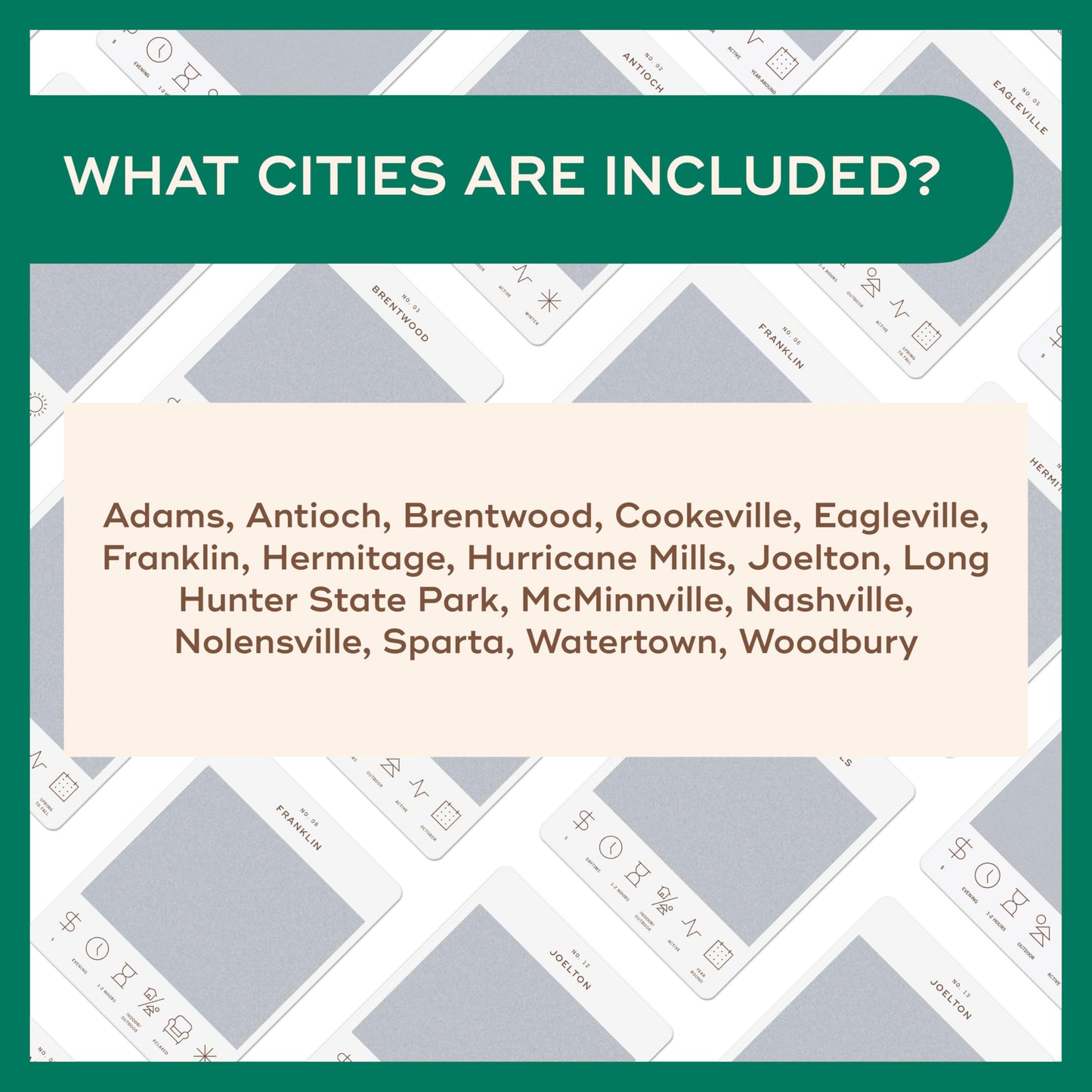 Nashville Adventure Bucket List – 50 Scratch-Off Cards | Reach International Outfitters