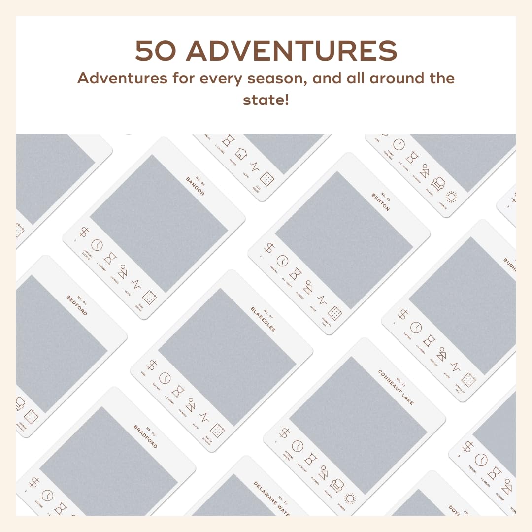 Reach International Outfitters PA Adventure Bucket List – 50 Scratch-Off Cards