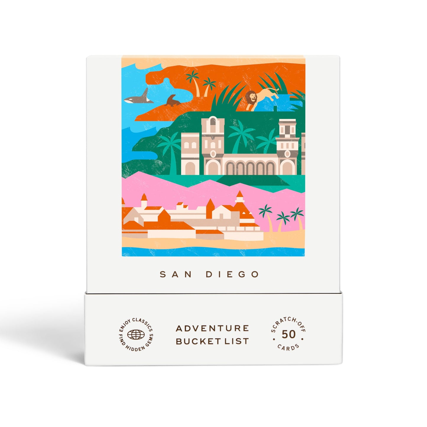 Reach International Outfitters San Diego Adventure Bucket List – 50 Scratch-Off Cards