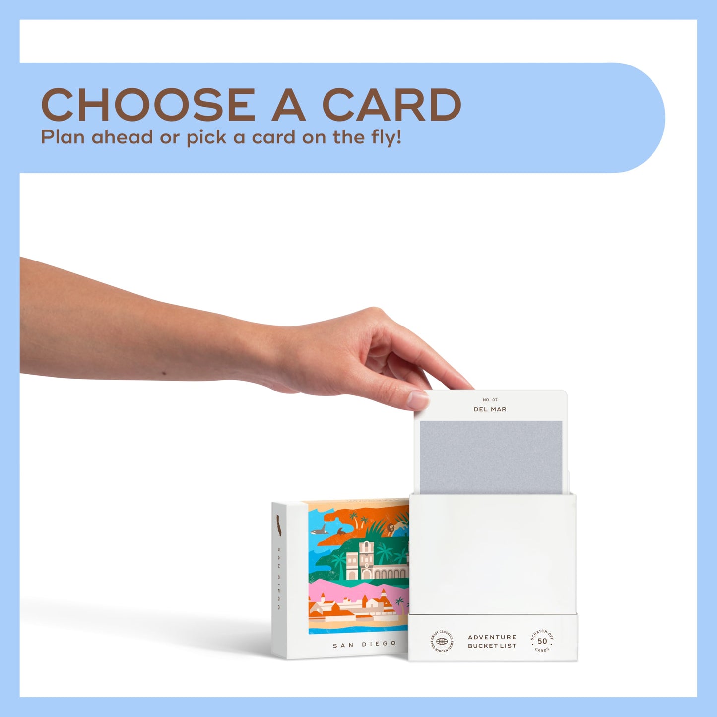 Reach International Outfitters San Diego Adventure Bucket List – 50 Scratch-Off Cards