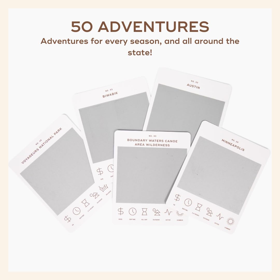 Reach International Outfitters Texas Adventure Bucket List: 50 Scratch-Off Cards for Texas Activities & Road Trips