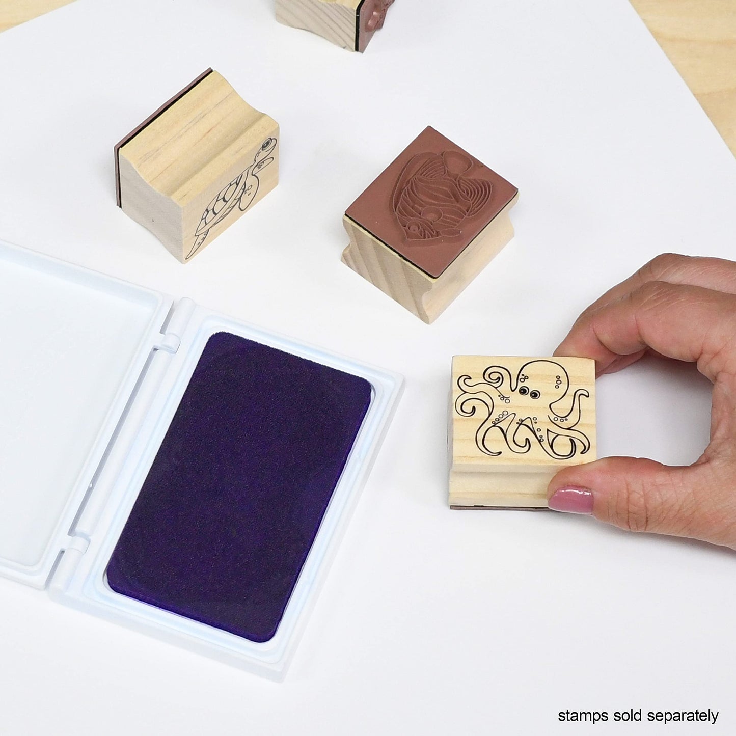 Ready 2 Learn Scented Stamp Pad – Grape (Purple) | Non-Toxic & Fade-Resistant Ink