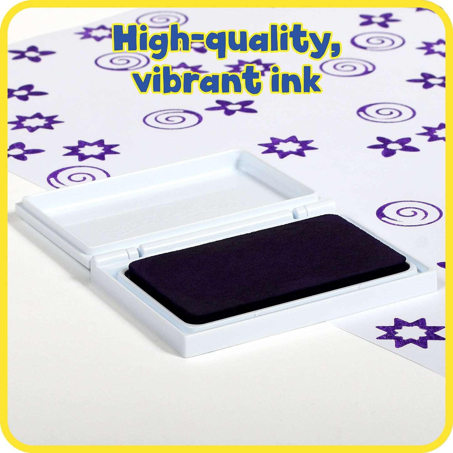 Ready 2 Learn Scented Stamp Pad – Grape (Purple) | Non-Toxic & Fade-Resistant Ink