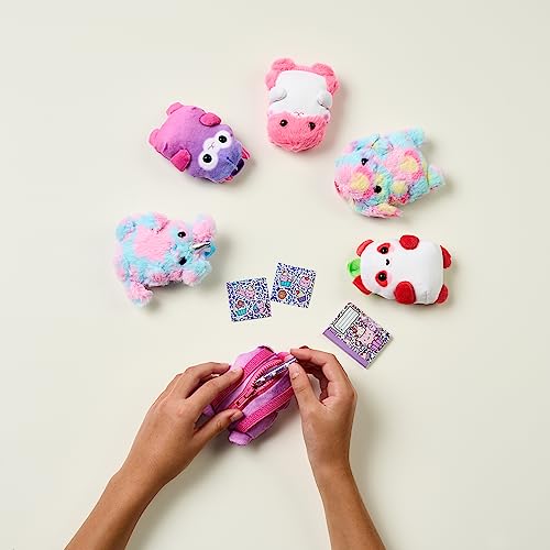 REAL LITTLES Plushie Pet Backpacks – Real Mini Surprises Inside (6 Designs)