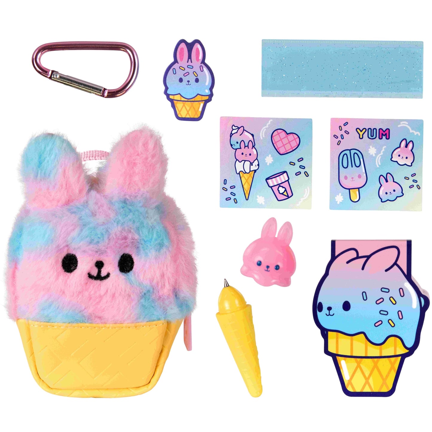 REAL LITTLES Scented Surprise Micro Backpacks – 5 Scented Mini Surprises Inside, 6 Collectible Food-Themed Styles