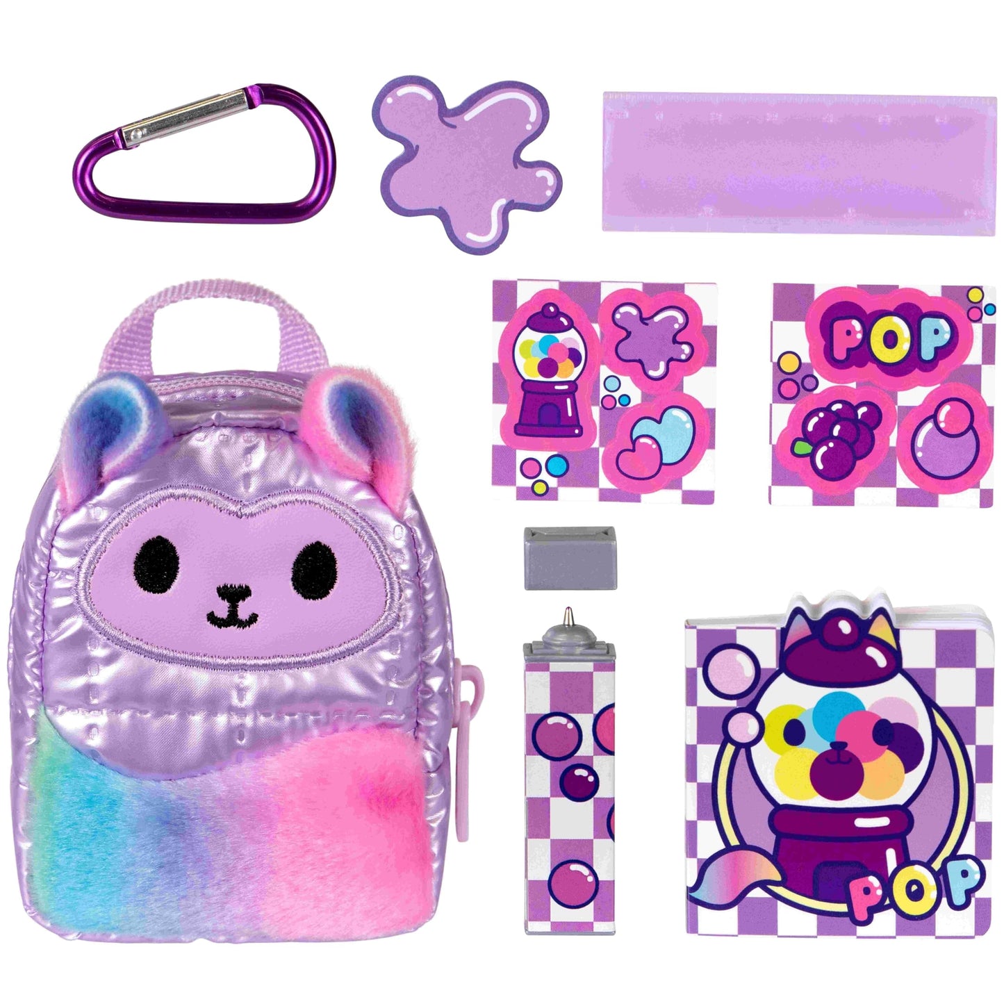 REAL LITTLES Scented Surprise Micro Backpacks – 5 Scented Mini Surprises Inside, 6 Collectible Food-Themed Styles