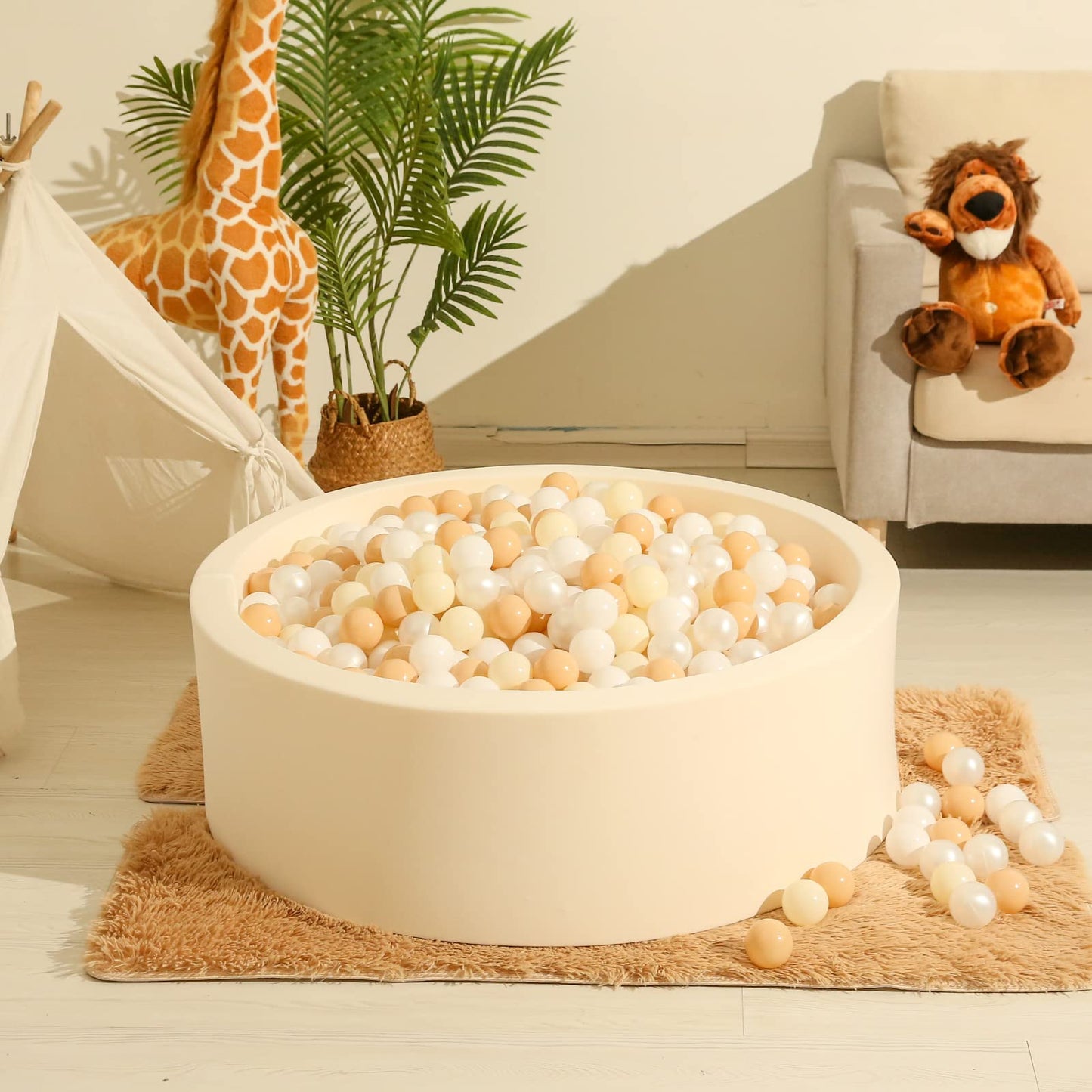 Realhaha Ball Pit Balls – 100 Safe Play Balls for Baby and Toddler