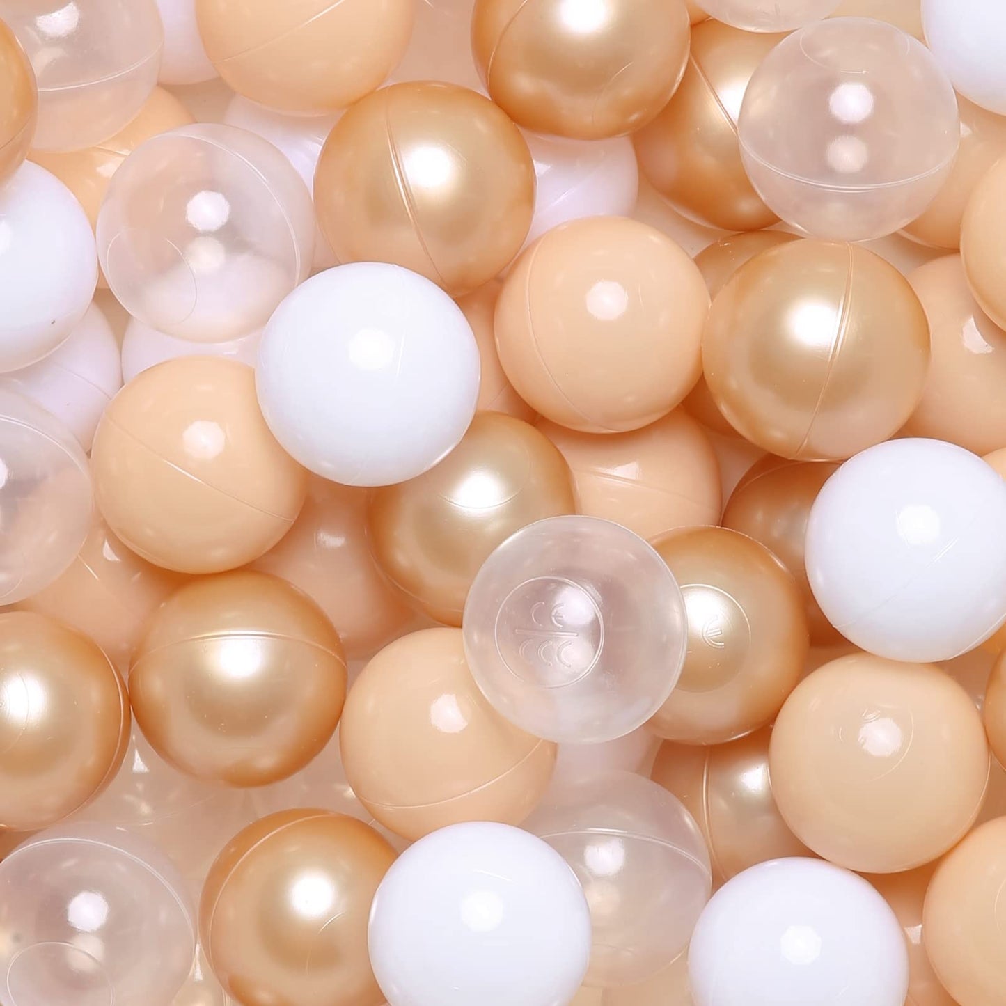 Realhaha Ball Pit Balls – 100 Pack, 2.16-inch Crush-Proof Plastic Balls for Babies and Toddlers