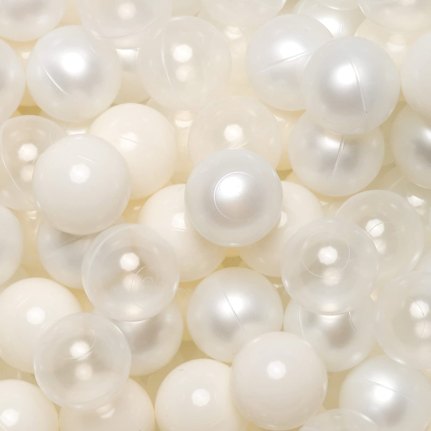 Realhaha Ball Pit Balls 200 – Beige Plastic Balls for Baby & Toddler Play
