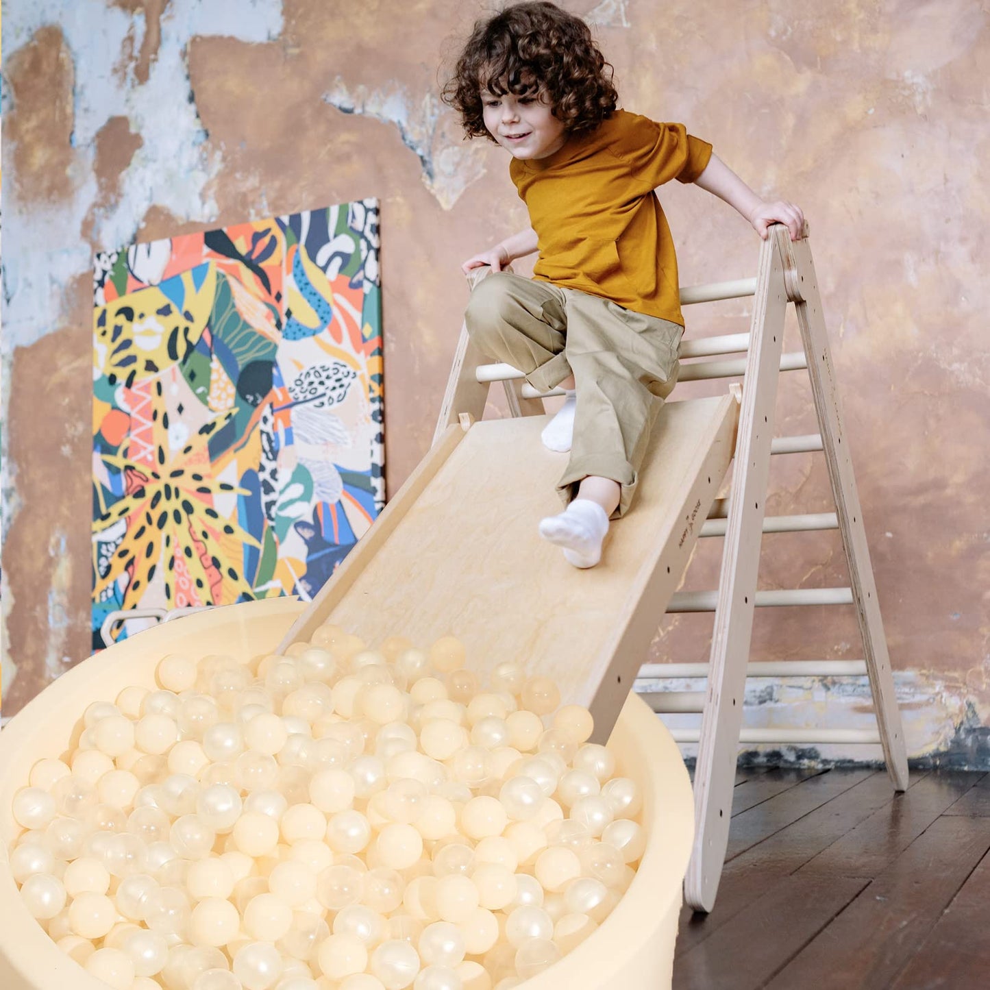 Realhaha Ball Pit Balls 200 – Beige Plastic Balls for Baby & Toddler Play