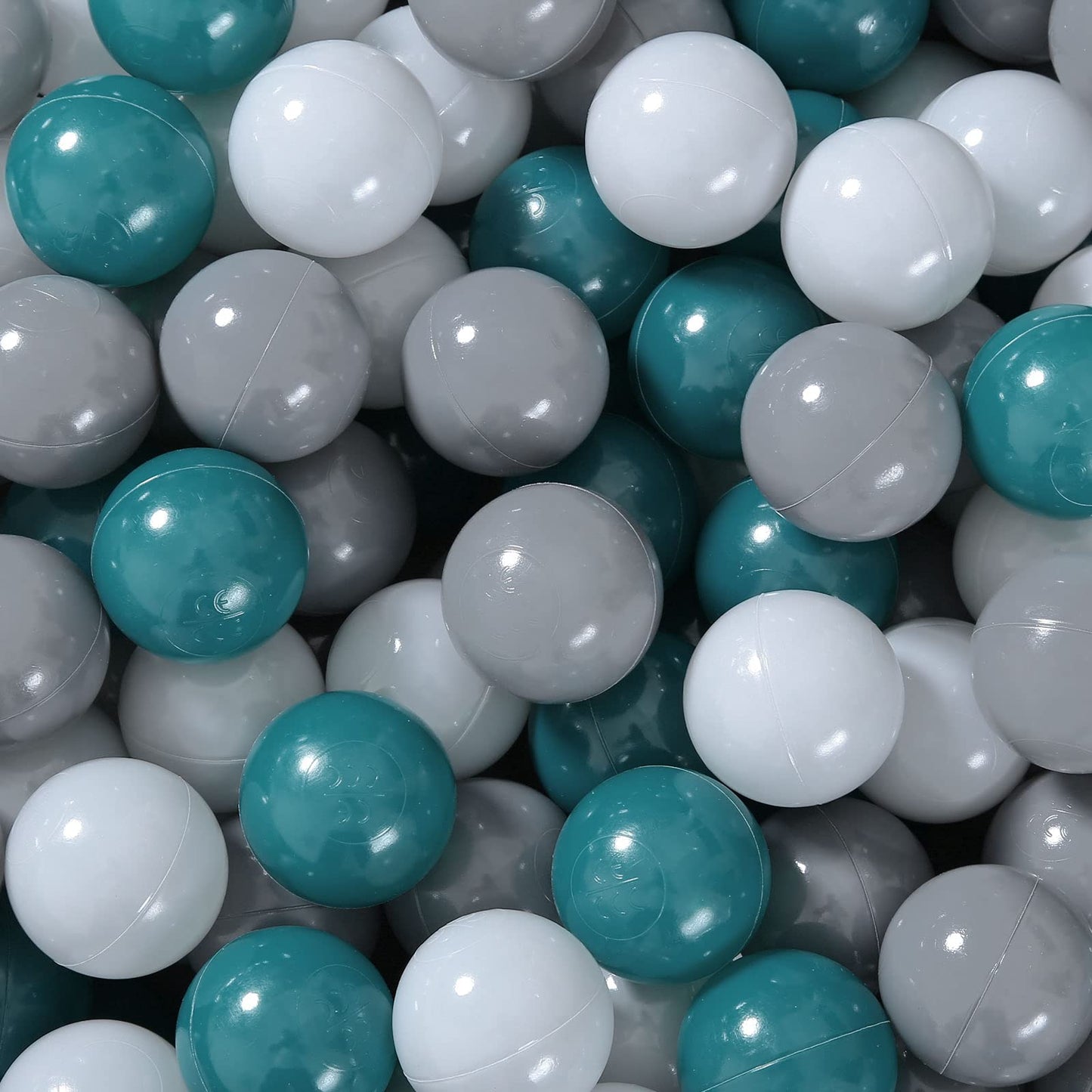 Realhaha Ball Pit Balls 100-Pack – Safe 2.16-inch Plastic Play Balls for Babies & Kids