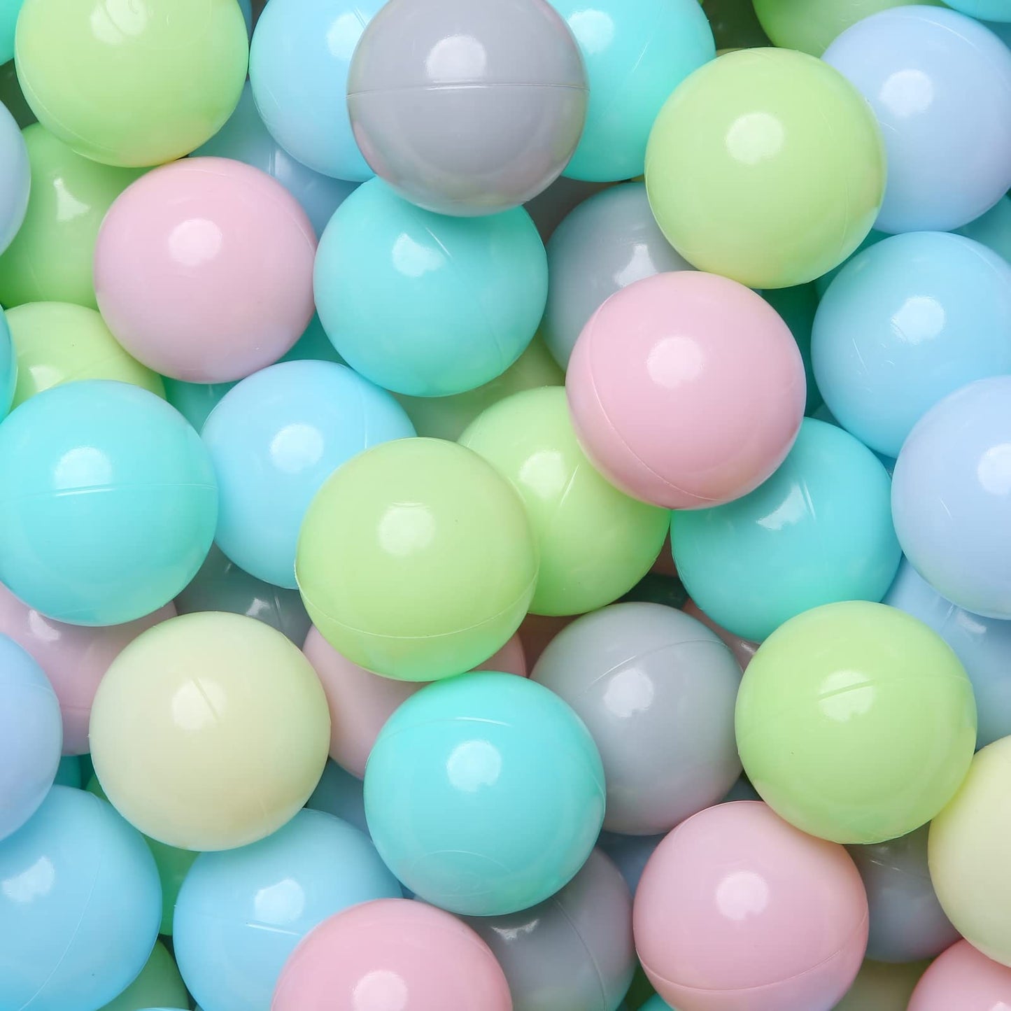Realhaha Ball Pit Balls – 100 Safe Plastic Balls for Baby, Toddler, Play Tent & Pool