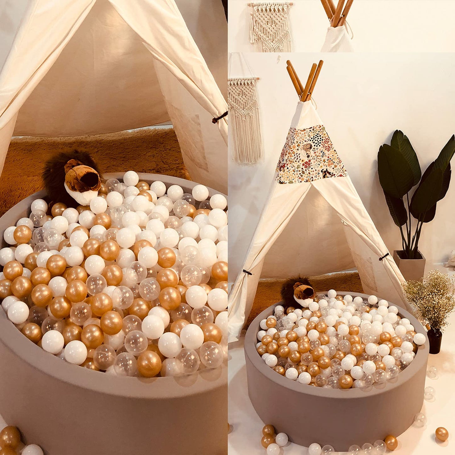Realhaha Ball Pit Balls – 100 Play Balls for Safe Baby and Toddler Fun