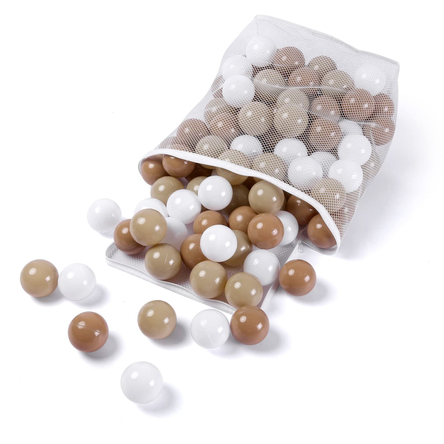 Realhaha Ball Pit Balls – 100 Safe 2.16 in Plastic Balls for Baby, Toddlers, Play Tents & Pools