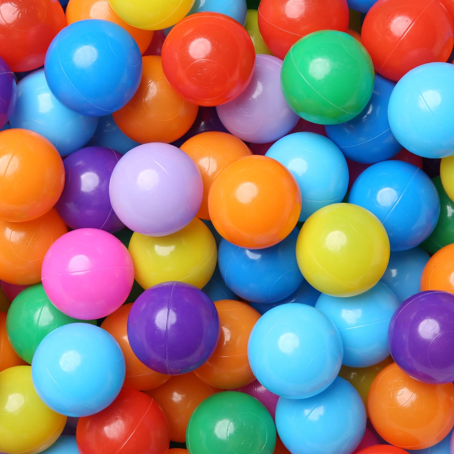 Realhaha Ball Pit Balls – 100 Safe 2.16-inch Plastic Balls for Babies, Toddlers & Kids