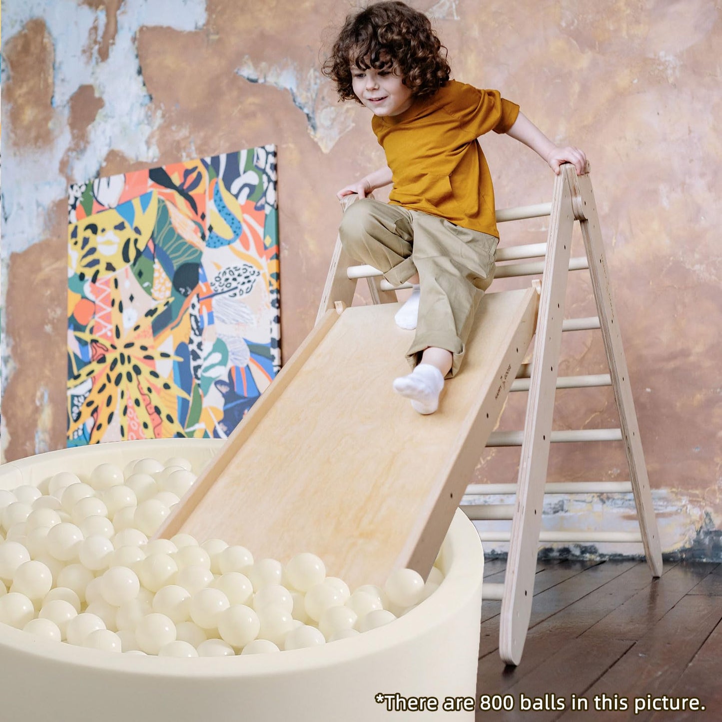Realhaha Ball Pit Balls – 100 Safe 2.16in Play Balls for Pits, Tents & Pools | White