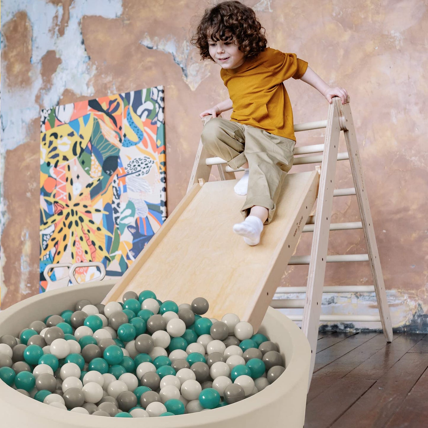Realhaha Ball Pit Balls 100-Pack – Safe 2.16-inch Plastic Play Balls for Babies & Kids