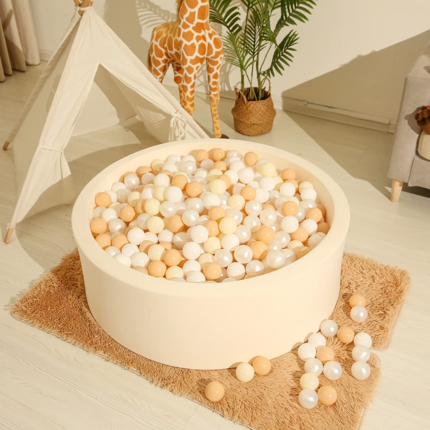 Realhaha Ball Pit Balls – 100 Safe Play Balls for Baby and Toddler