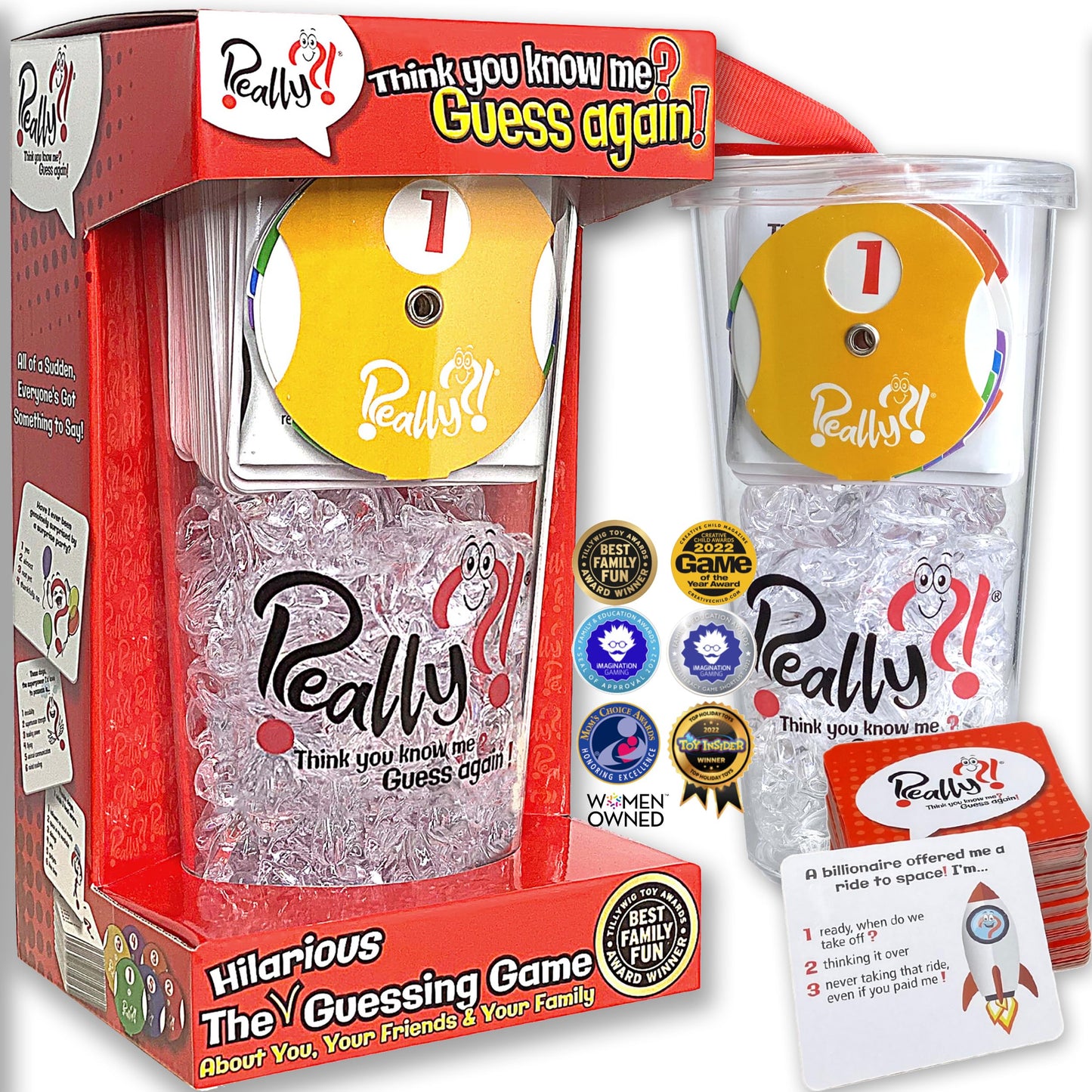 Really?! Conversation Card Game for All Ages – Fun Family & Friends Night