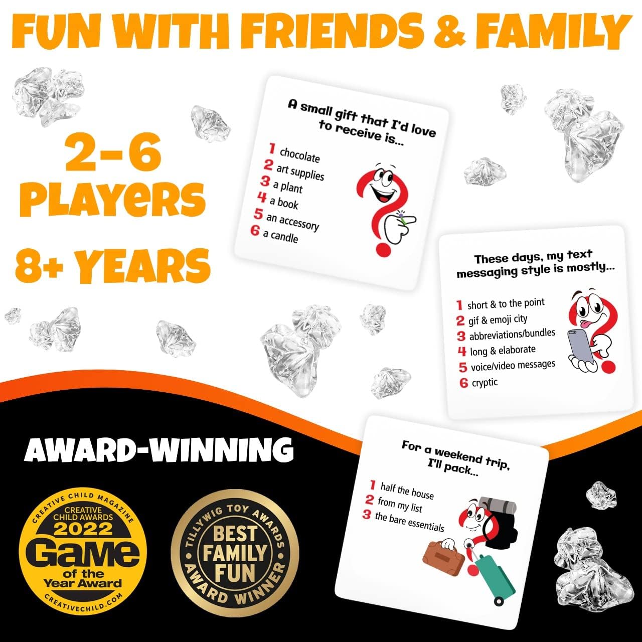 Really?! Conversation Card Game for All Ages – Fun Family & Friends Night