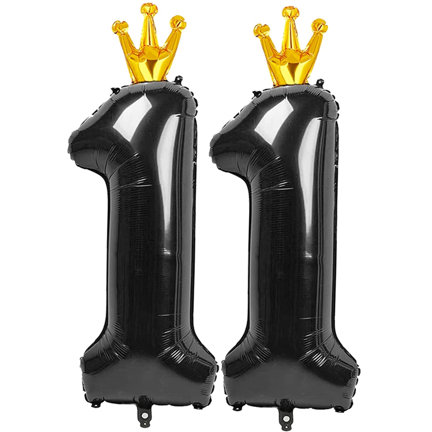 Reavor Black Number 11 Balloon – 40-Inch 11th Birthday Decor