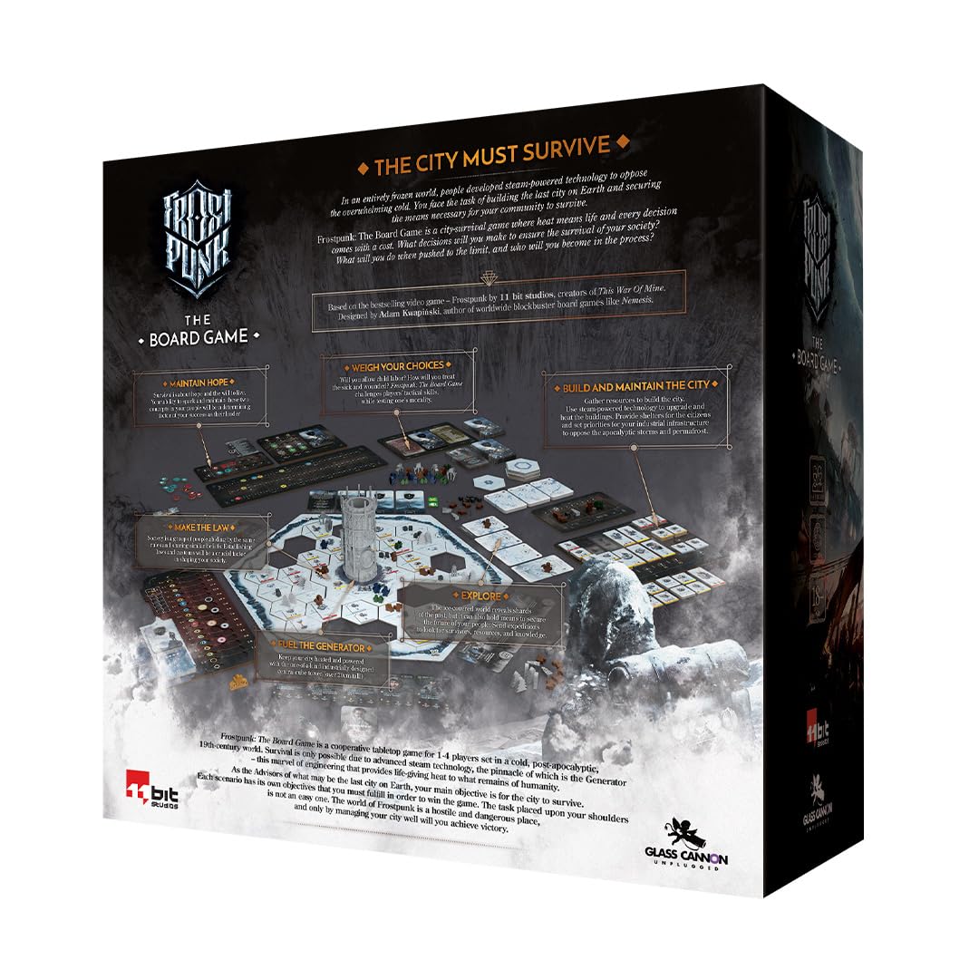 Frostpunk The Board Game – Cooperative Survival Strategy by Rebel Studio | 1–4 Players