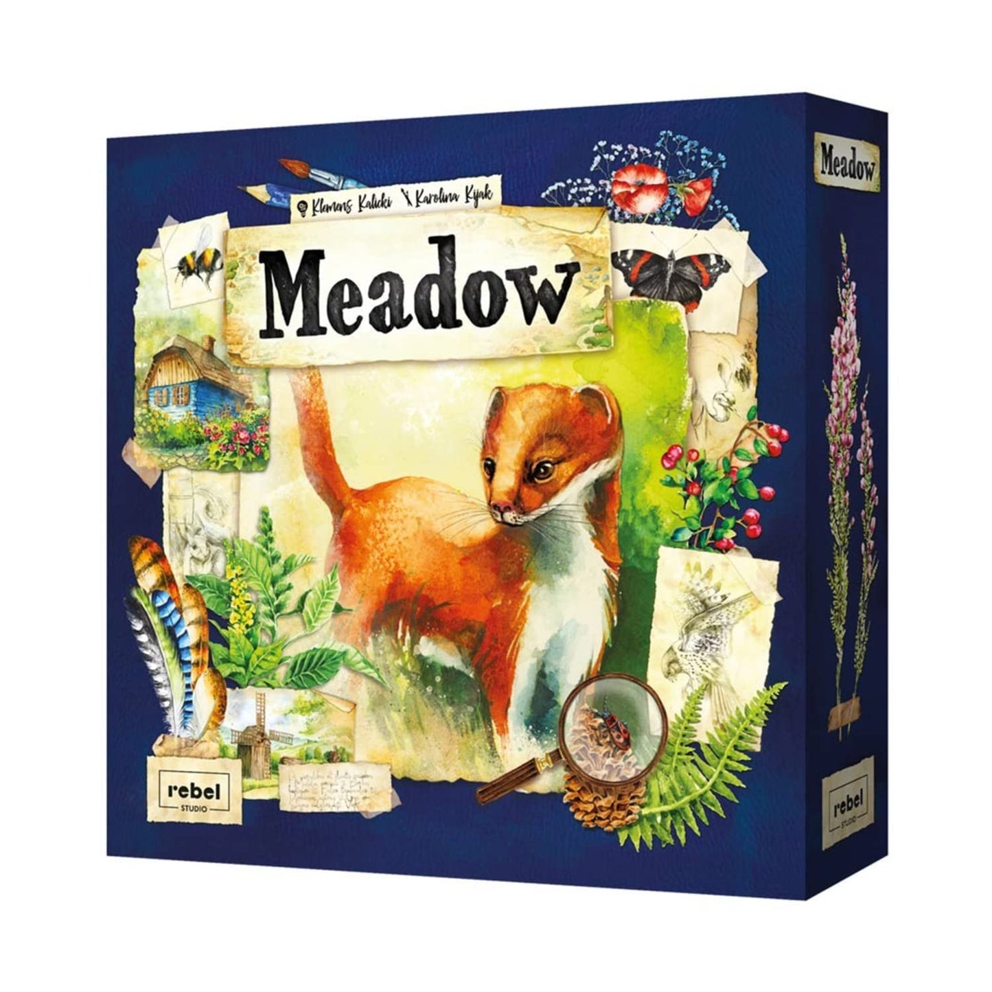 Meadow Board Game by Rebel Studio — Nature Observing Drafting & Set Collection (1–4 Players, 60–90 Min)