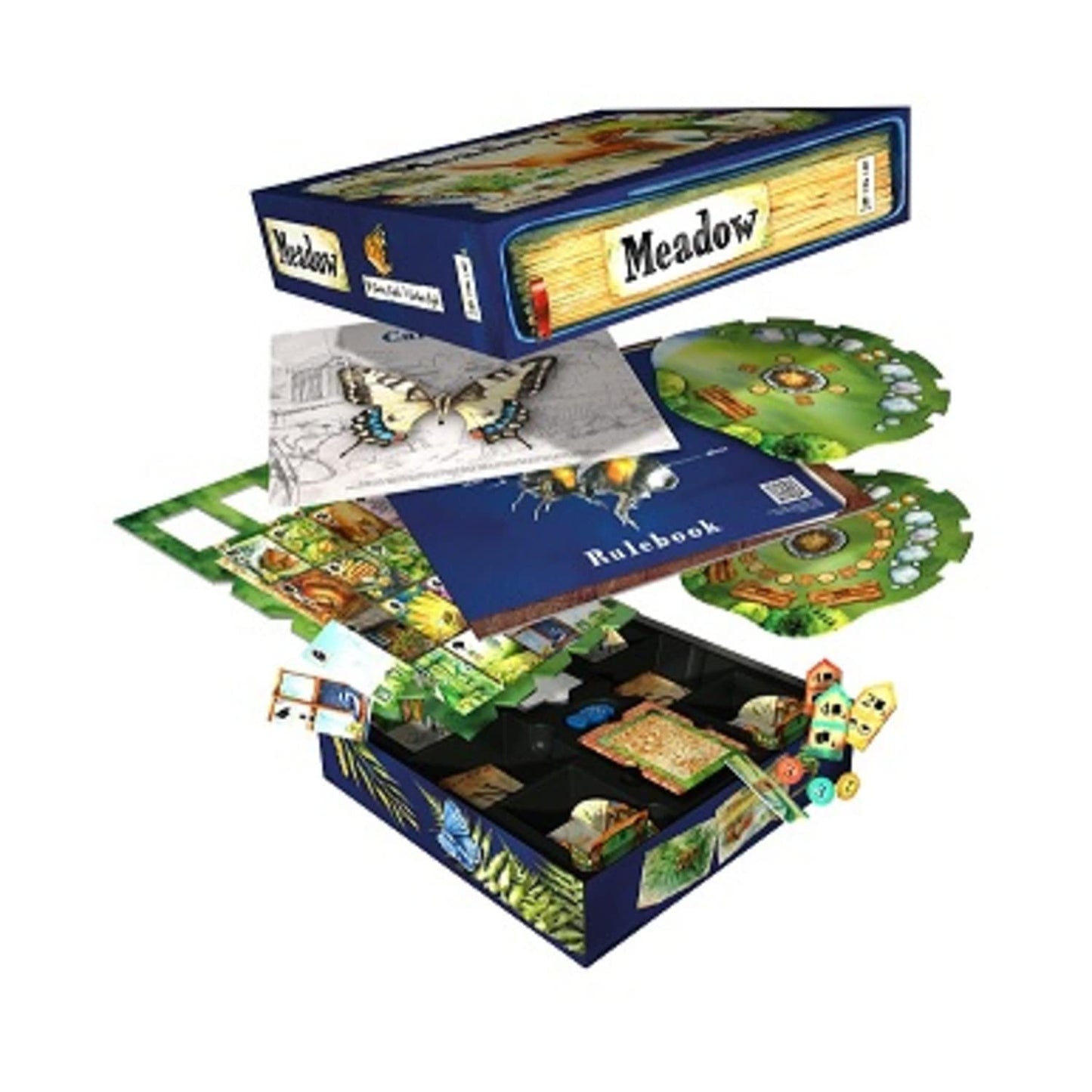 Meadow Board Game by Rebel Studio — Nature Observing Drafting & Set Collection (1–4 Players, 60–90 Min)