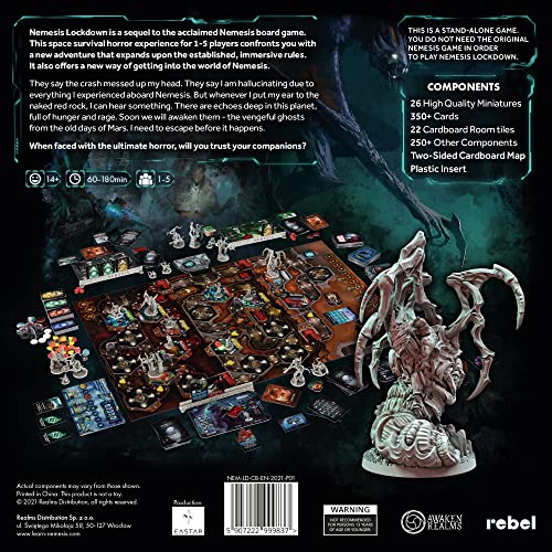 Rebel Studio Nemesis Lockdown – Sci-Fi Horror Tabletop Game (Standalone or Integrated)