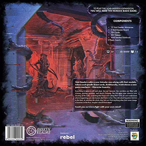 Nemesis Voidseeders Expansion by Rebel Studio – New Alien Race & Mechanics for Nemesis Board Game
