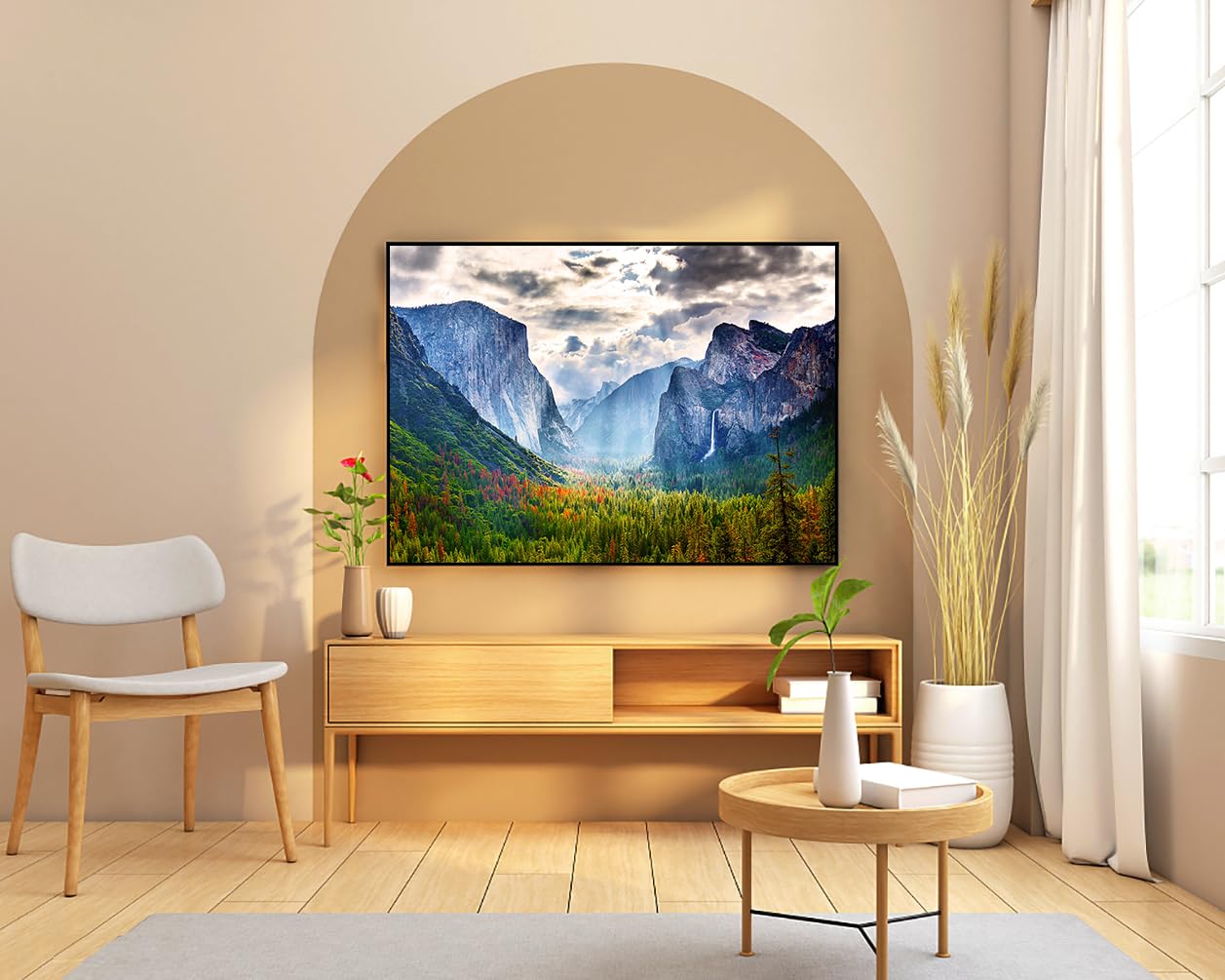 RECHIATO 1000-Piece Jigsaw Puzzle – Yosemite National Park Scenic Mountain Scene (27.56 x 19.69 in)