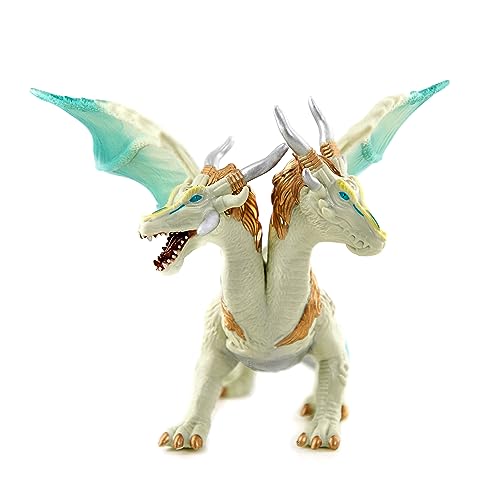 RECUR Bright Dragon Action Figurine - White Dragon Figure for RPGs, Tabletop & Display