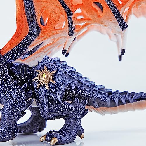 RECUR Devil Dragon Figurine - 9 Inch Dragon for RPG, Tabletop Display & Collectors