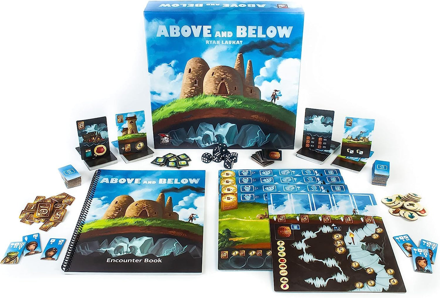 Above and Below by Red Raven Games – Strategy Board Game for 2-4 Players | Ages 10+ | 90-Minute Playtime