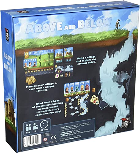 Above and Below by Red Raven Games – Strategy Board Game for 2-4 Players | Ages 10+ | 90-Minute Playtime