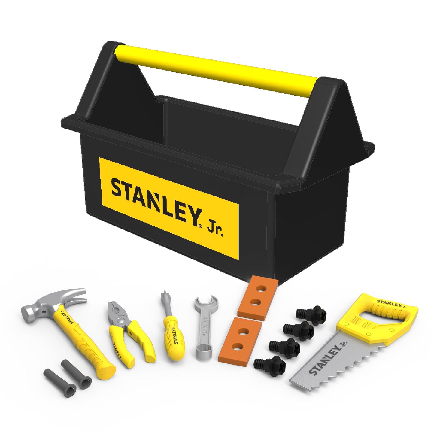 Red Toolbox Kids Tool Box – 18-Piece Toy Tool Set for Pretend Play (Ages 3+)