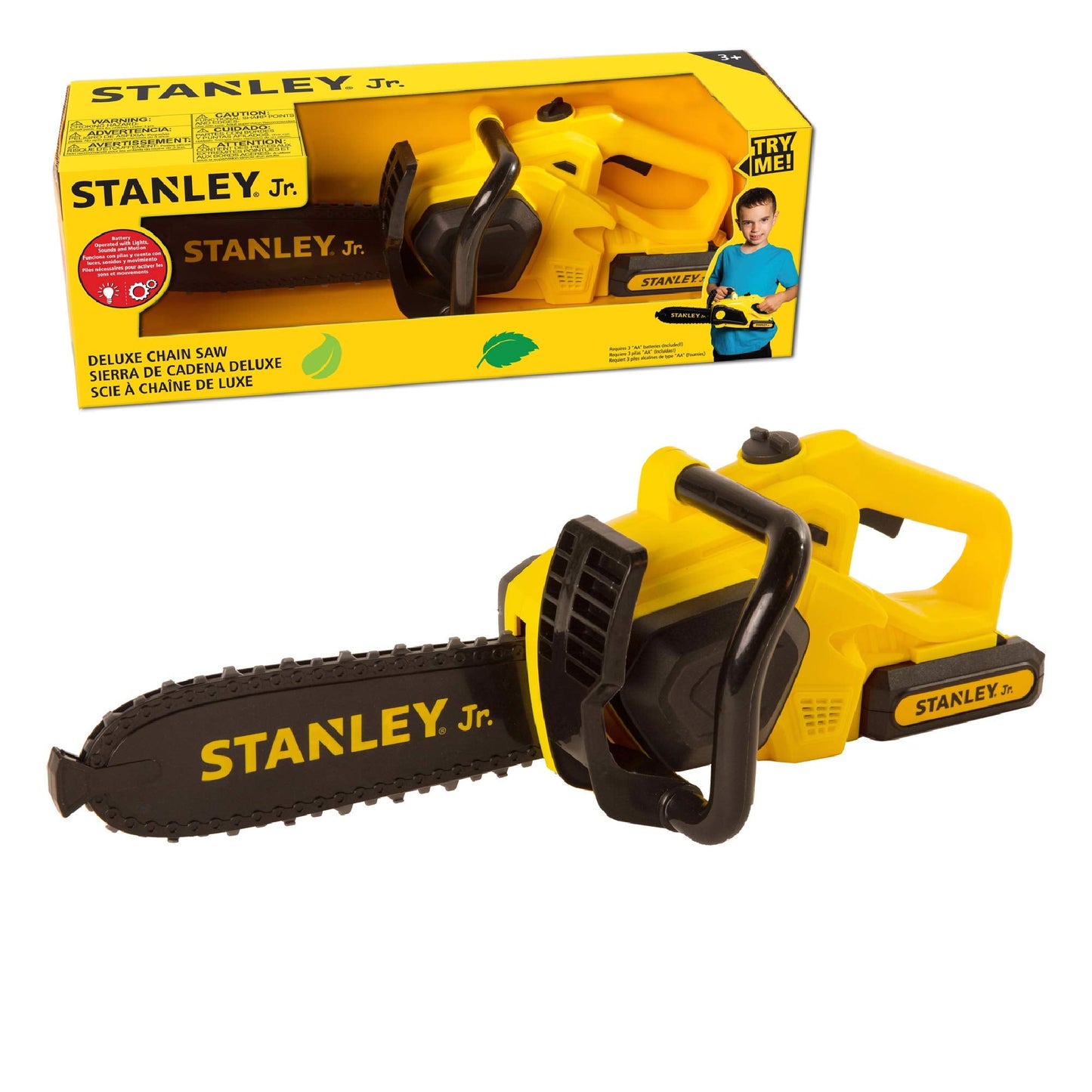 Red Toolbox Stanley Jr Battery Operated Delux Chainsaw – Yellow