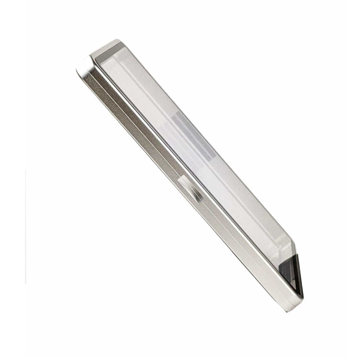 RedCap SlabArmor Magnetic Aluminum PSA Graded Card Holder — UV-Resistant Glass, Silver Flash