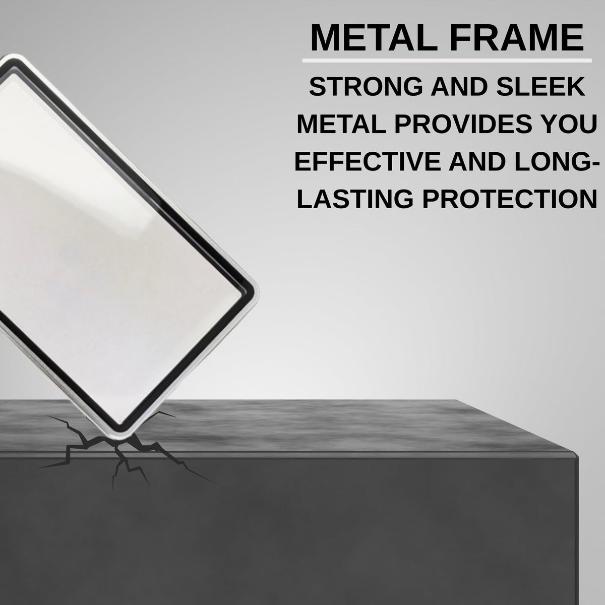 RedCap SlabArmor Magnetic Aluminum PSA Graded Card Holder — UV-Resistant Glass, Silver Flash