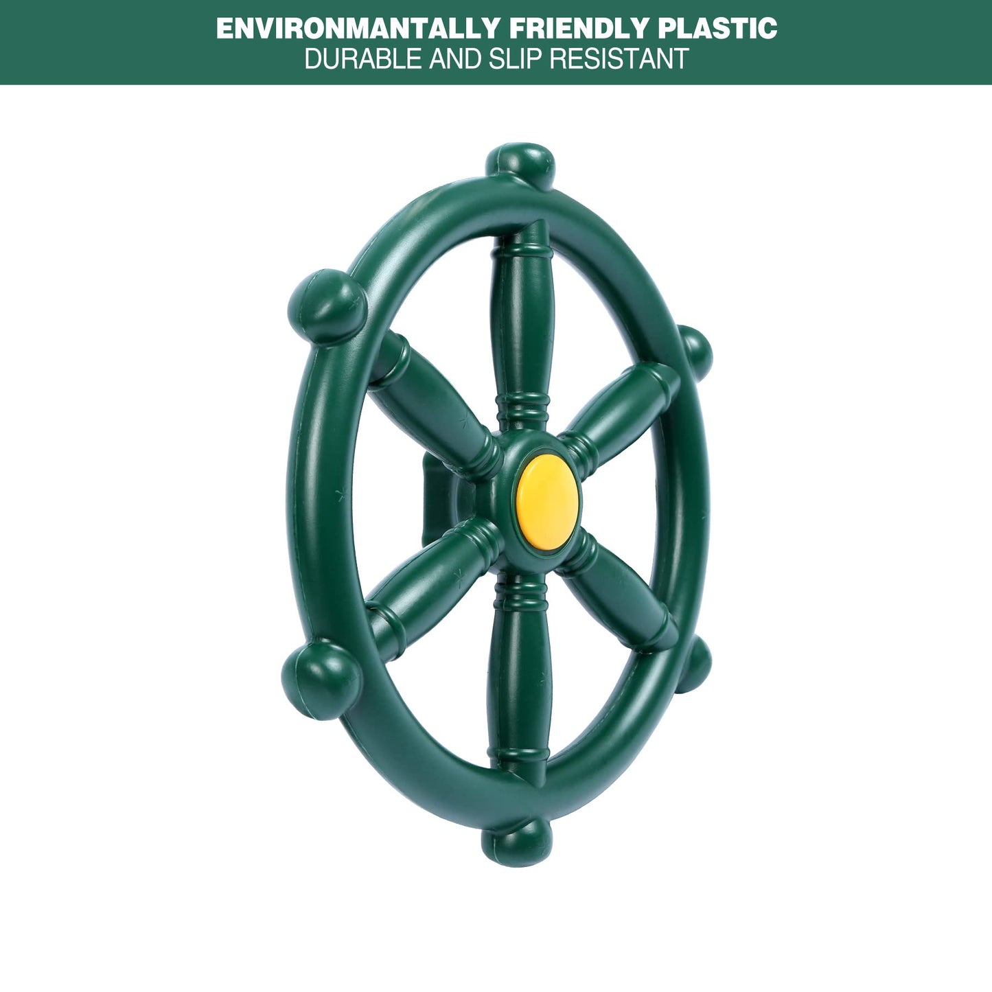 RedSwing Playground Accessories for Kids — Pirate Ship Wheel, Telescope & Telephone for Outdoor Play