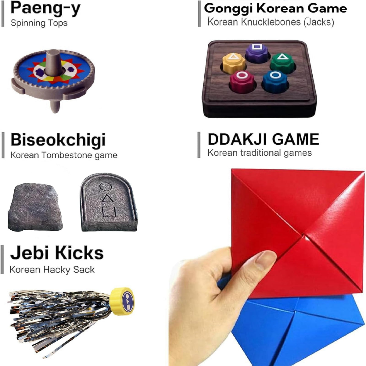ReeRaa Gonggi Korean Game Set — Family Travel & Traditional Play Kit